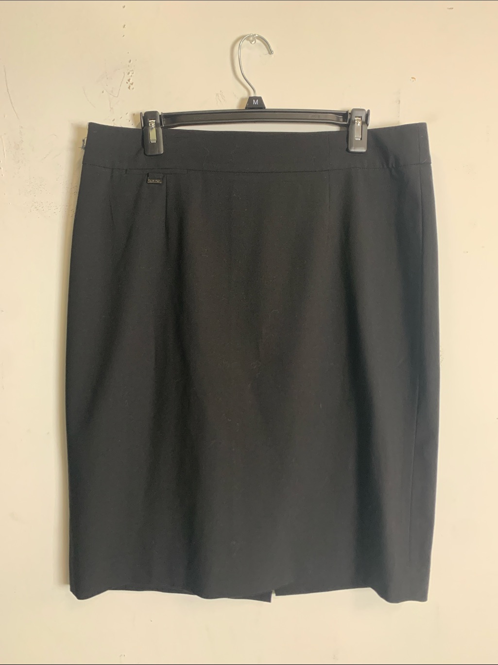 Calvin Klein Black Classic Pencil Skirt